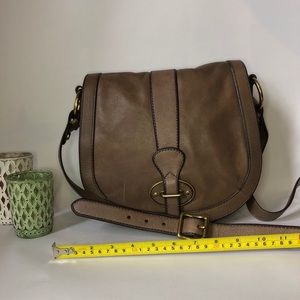 Fossil Saddle Bag